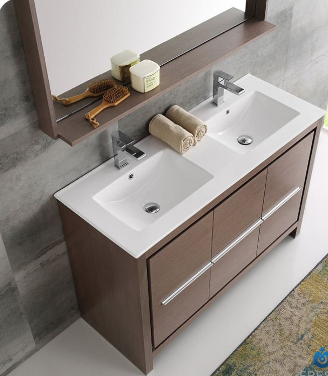 Modern Double Sink Bathroom Vanity Set – Everything Bathroom